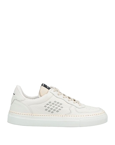 BEPOSITIVE Sneakers Ivory Soft Leather