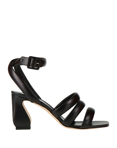 SI ROSSI by SERGIO ROSSI Sandals Black Soft Leather