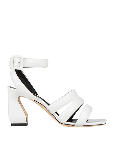 SI ROSSI by SERGIO ROSSI FOOTWEAR White Soft Leather