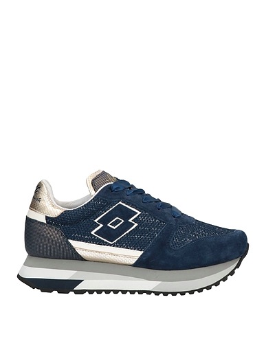 LOTTO LEGGENDA Sneakers Midnight blue Soft Leather, Textile fibres