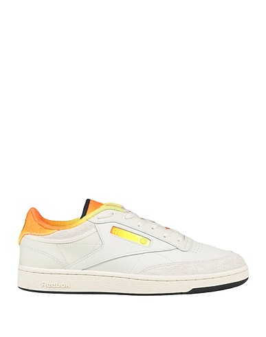 REEBOK Sneakers CLUB C 85  Light grey Soft Leather, Textile fibres