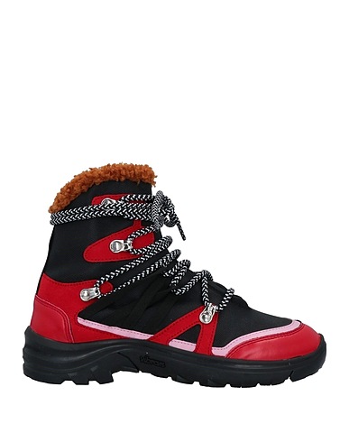 STELLA McCARTNEY KIDS Stivaletti Rosso Fibre tessili, Gomma
