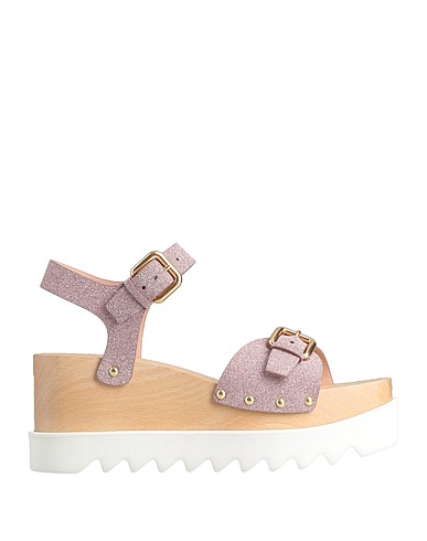 STELLA McCARTNEY Sandals Antique rose Synthetisches Material
