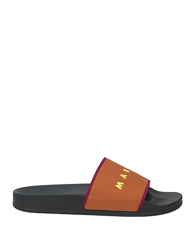 MARNI Sandals Brown Textile fibres