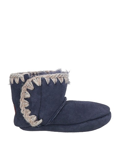 MOU Newborn shoes Navy blue Sheepskin