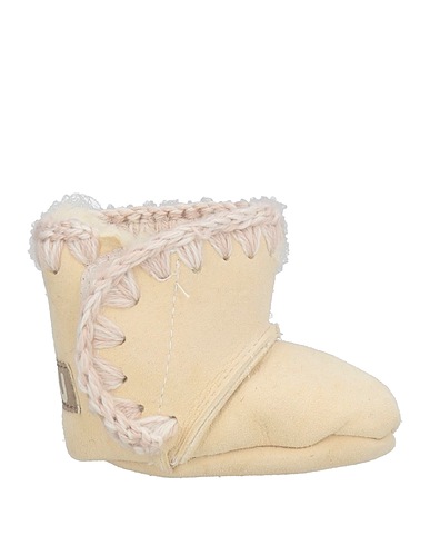 MOU Scarpe neonato Avorio Pelle di pecora