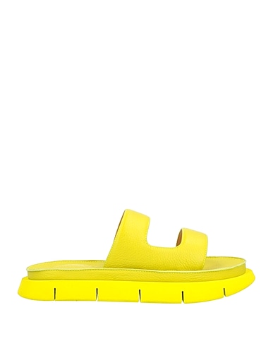 MARSÈLL Sandals Lime green Soft Leather