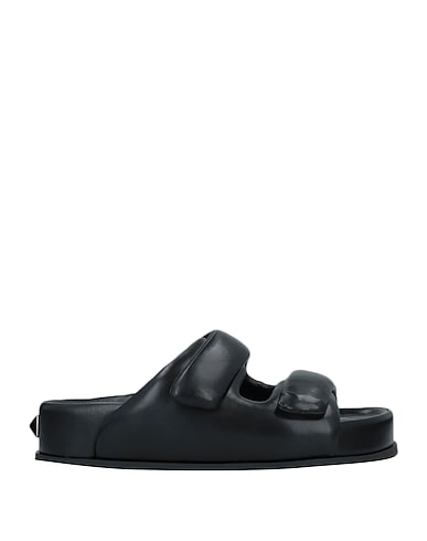 VALENTINO GARAVANI Sandals Black Leather