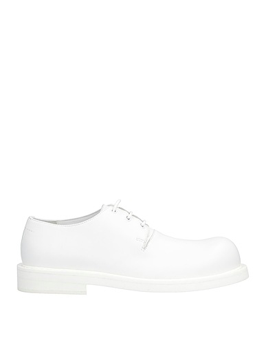 MM6 MAISON MARGIELA Laced shoes White Soft Leather