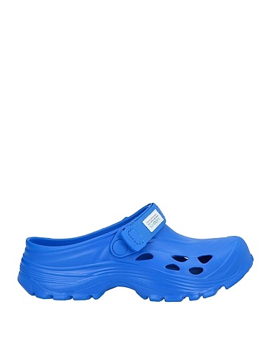 SUICOKE Mules and clogs Bright blue Rubber