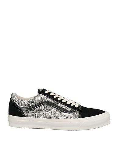 VANS Sneakers Black Leather, Textile fibres