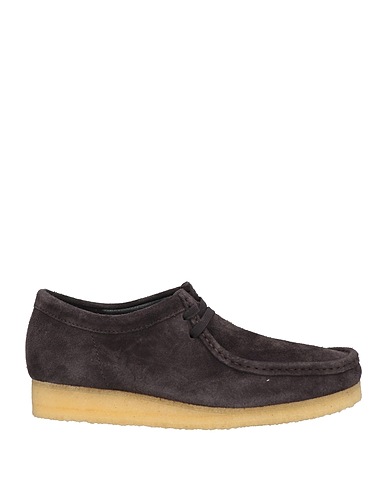 CLARKS ORIGINALS Laced shoes Charcoal Soft Leather