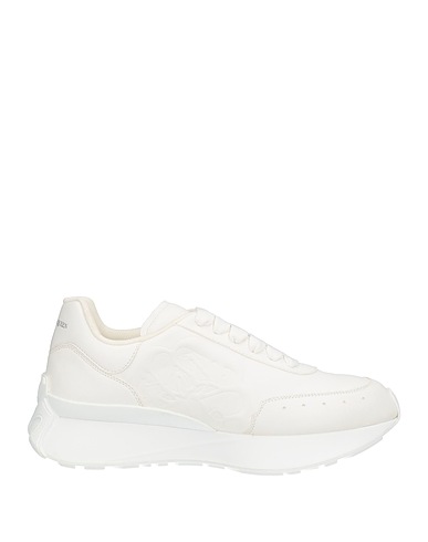 MCQUEEN Sneakers White Soft Leather