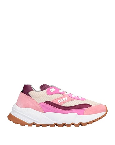 DSQUARED2 Sneakers Rosa Pelle di vitello, Fibre tessili