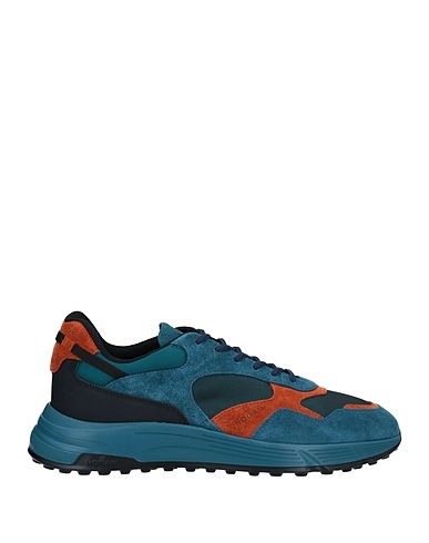 HOGAN Sneakers Taubenblau Leder