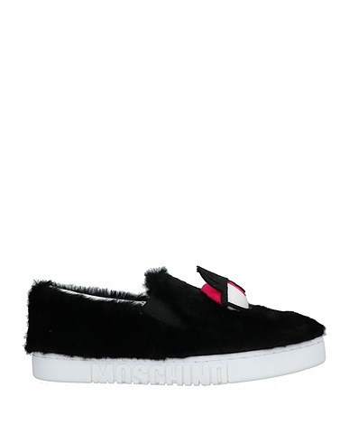 MOSCHINO Sneakers Black Textile fibres