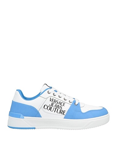 VERSACE JEANS COUTURE Sneakers Azure Soft Leather, Other Fibres