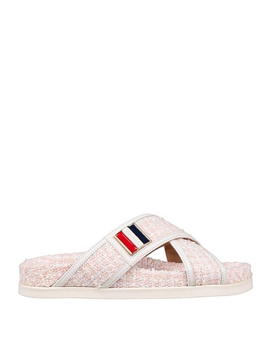 THOM BROWNE Sandals Light pink Textile fibres