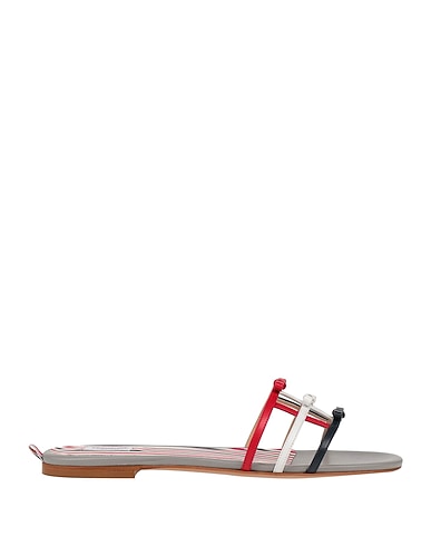 THOM BROWNE Sandals Black Calfskin