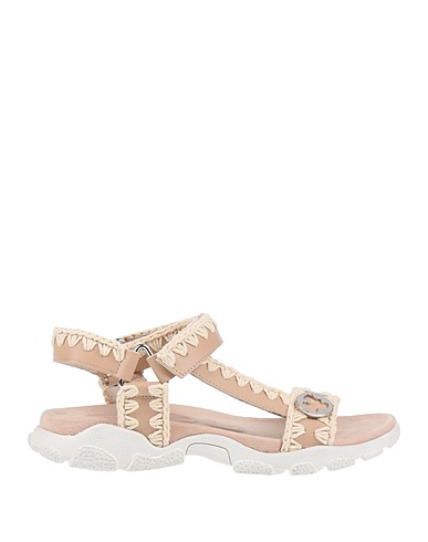 MOU Sandals Beige Leather