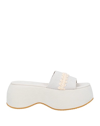 MOU Sandals White Textile fibres