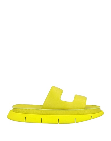MARSÈLL Sandals Lime green Soft Leather