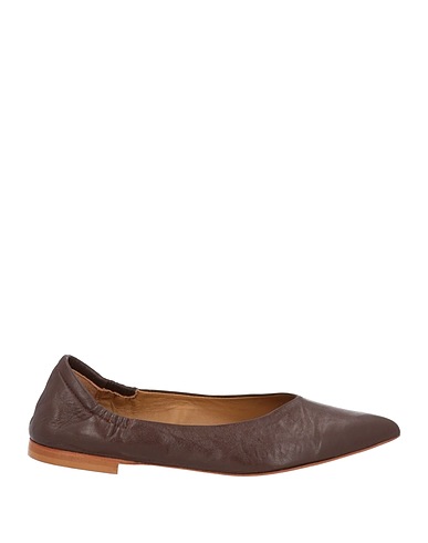 ANNA F. Ballet flats Brown Soft Leather
