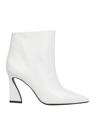 DONDUP Ankle boot White Soft Leather