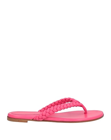 GIANVITO ROSSI Flip flops Fuchsia Soft Leather