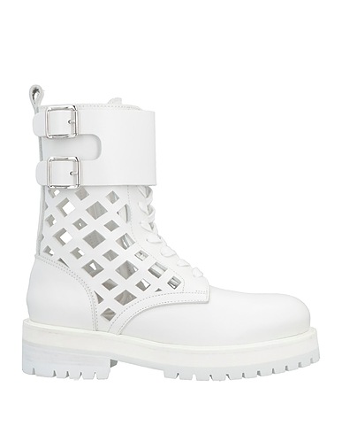 DONDUP Ankle boot White Soft Leather