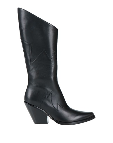 REDEMPTION Stiefel Schwarz Leder