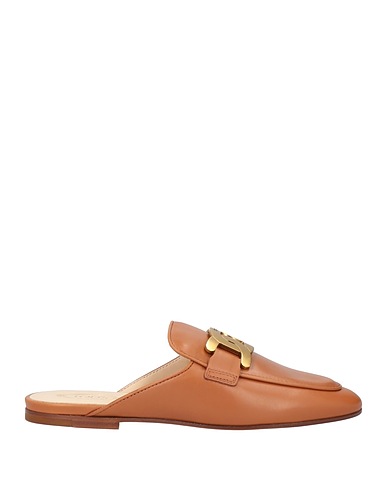 TOD'S Mules and clogs Camel Soft Leather