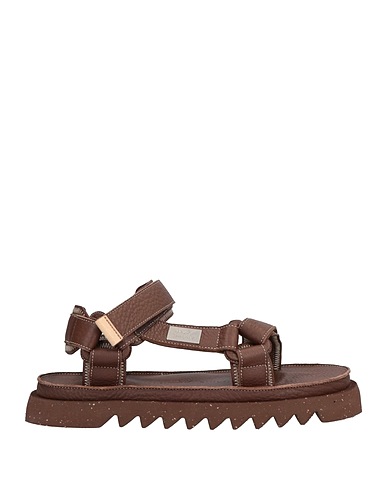 MARSÈLL x SUICOKE Sandals Chocolate brown Soft Leather