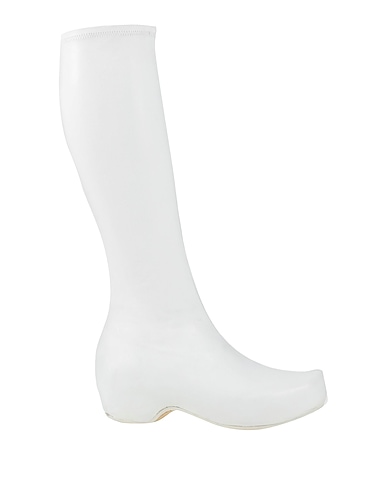 QUIRA Boots White Soft Leather