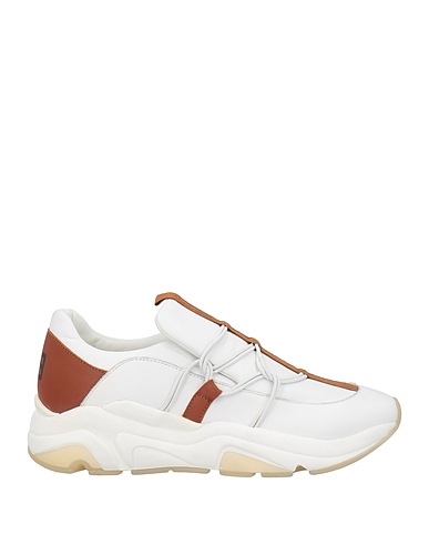 C99 Sneakers White Soft Leather, Textile fibers