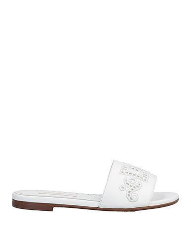 DOLCE&GABBANA Sandals White 100% Calfskin