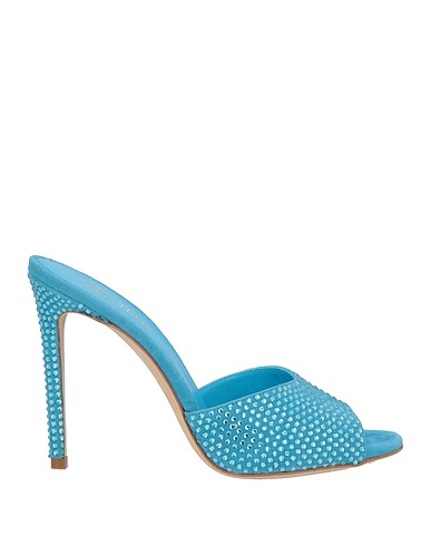 PARIS TEXAS Sandals Azure Leather