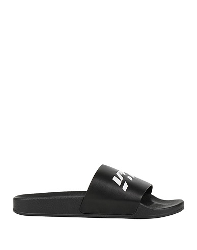 VETEMENTS Sandals Black Soft Leather