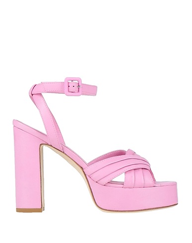 THE SELLER Sandals Pink Soft Leather