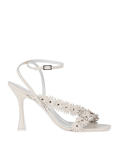 BY FAR Sandali Bianco Pelle