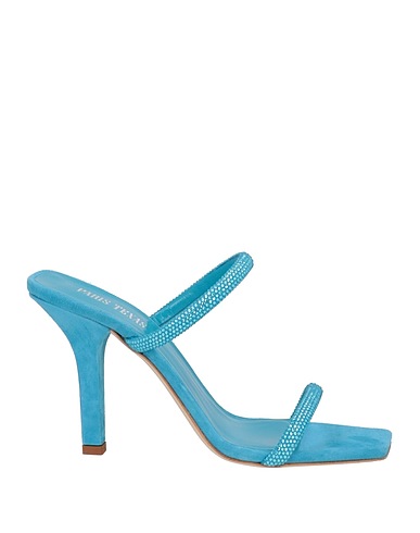 PARIS TEXAS Sandals Turquoise Leather