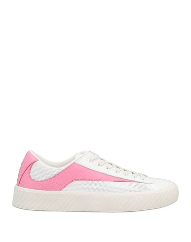 BY FAR Sneakers White Soft Leather, Textile fibers