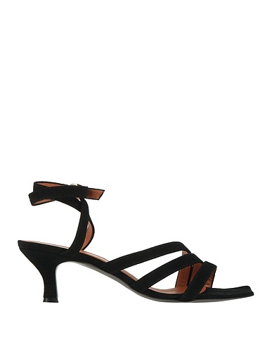 VIA ROMA 15 Sandals Black Leather