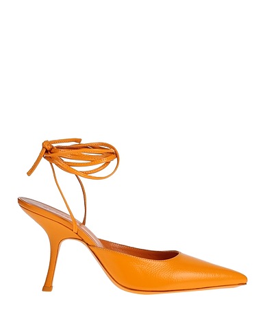 BY FAR Décolleté Giallo ocra Pelle