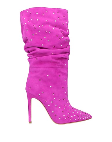 PARIS TEXAS Stiefel Fuchsia Leder