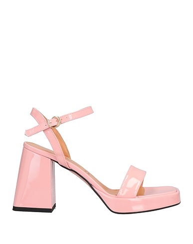 PAOLO MATTEI Sandals Pink Soft Leather