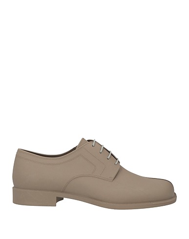 MAISON MARGIELA レースアップシューズ カーキ ゴム