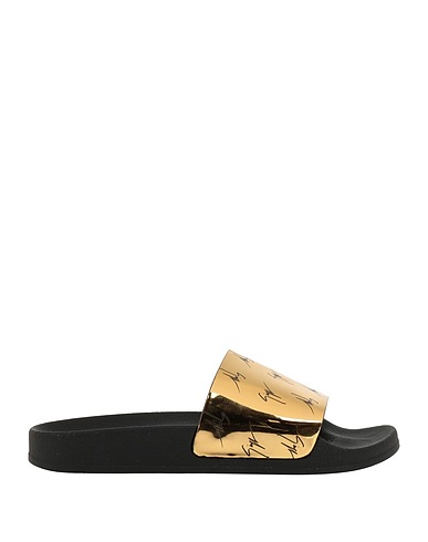 GIUSEPPE ZANOTTI Sandali Oro Altre Fibre