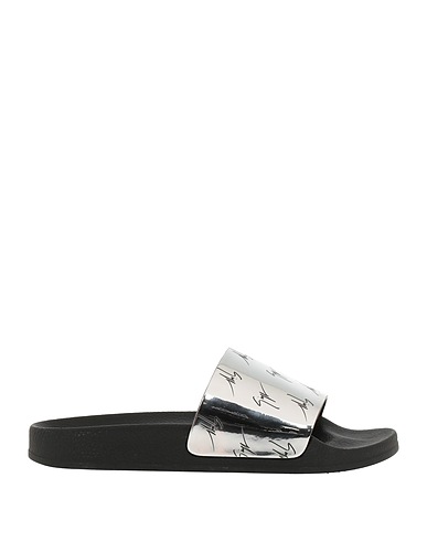 GIUSEPPE ZANOTTI Sandali Argento Altre Fibre