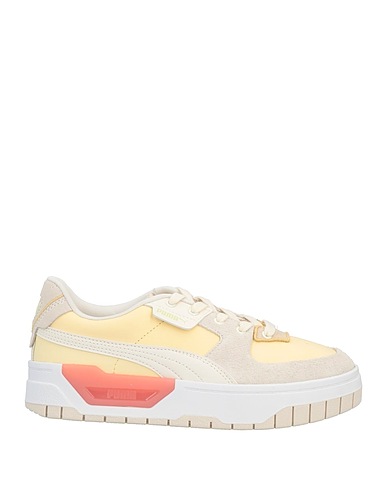 PUMA Sneakers Jaune clair Cuir, Fibres textiles